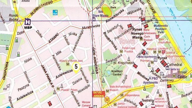 Arkadia Centrum - Pokoje Warschau Voorzieningen foto